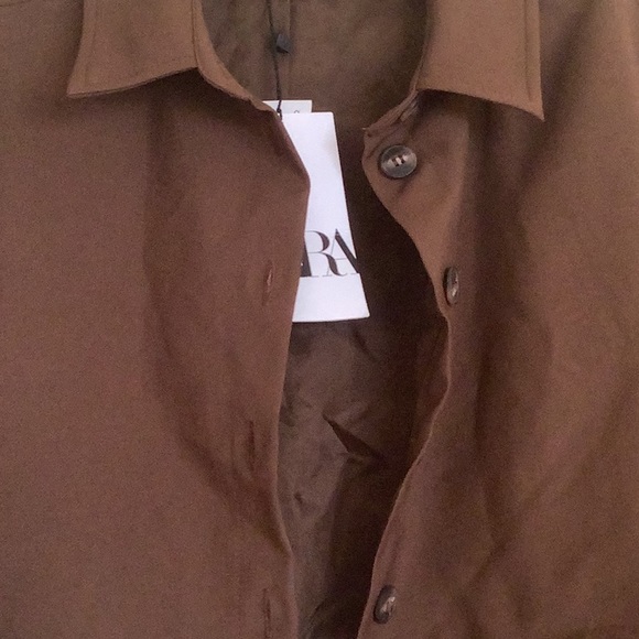 Gorgeous Brown Cropped Zara Jacket  💛💛💛 - Picture 2 of 8